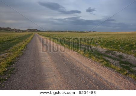 Drogi rolnicze w Pawnee użytki zielone, Colorado