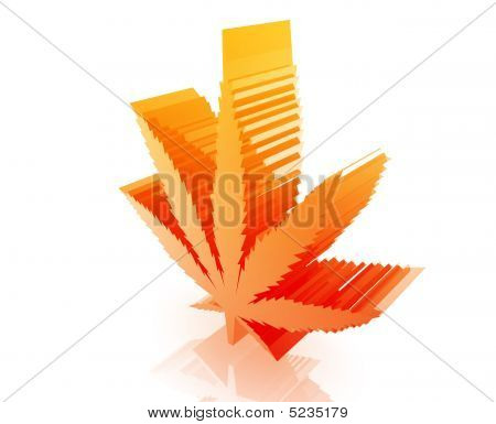 Feuille de Cannabis marijuana