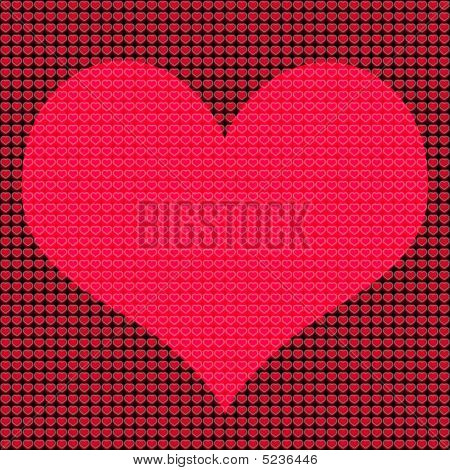 Shape Muster Illustration liebe