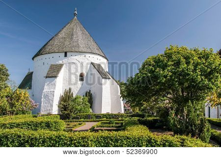 The Church Osterlars Kirke On Bornholm