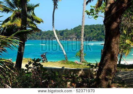 the beach of the Dominican Republic