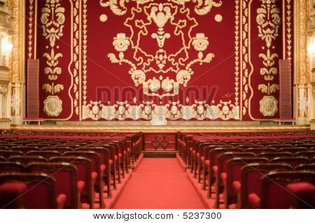 Auditorium And Curtain
