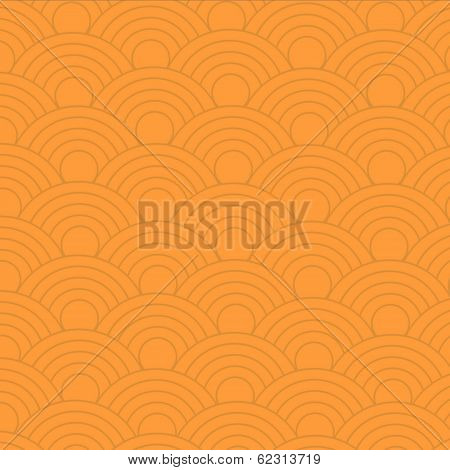 Seamless Abstract  Fish Scale Pattern
