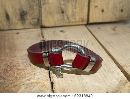 leather men bracelet