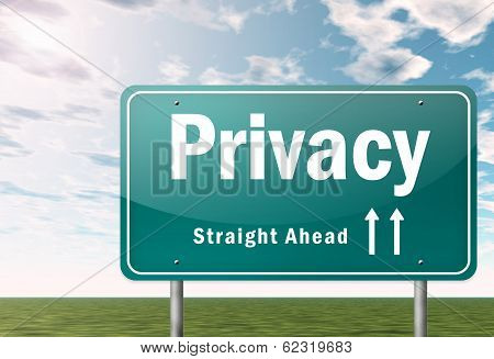 Highway Signpost Privacy