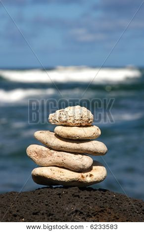 Zen Ruhe Felsen