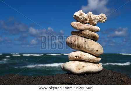 Zen Ruhe Felsen