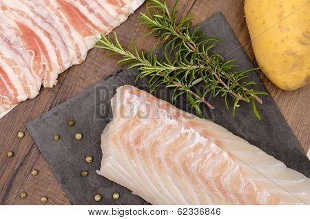 Cod With Rosemary And Potato