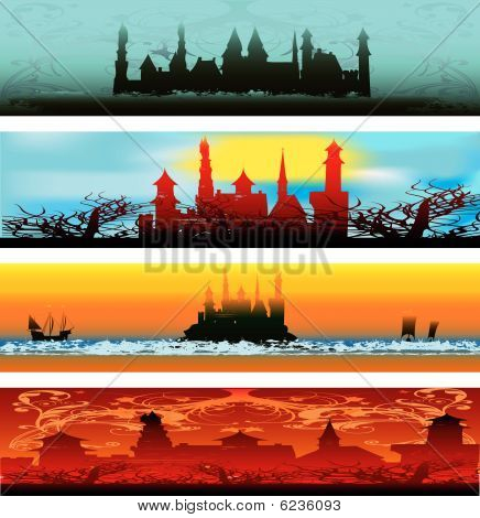 märchenhafte Schloss Web-Banner