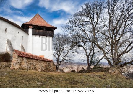 Viscri befestigte Kirche