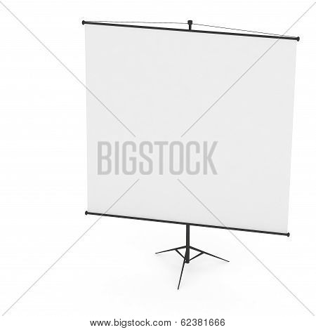 3D Blank Projection Screen