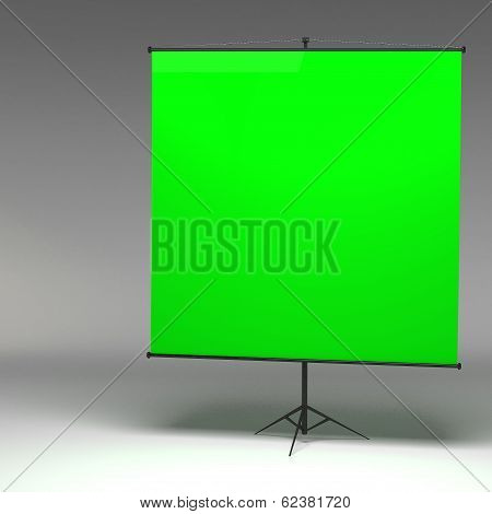 3D Blank Whiteboard