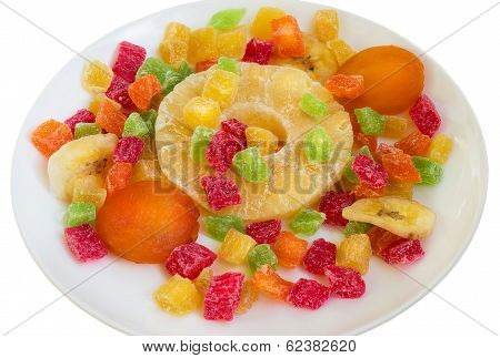 Dried Fruit On A Plate