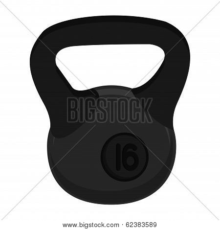 Vector Weight Illustration Isolated On White Background