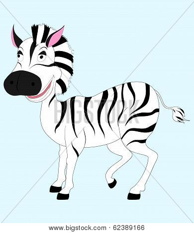 Cartoon Zebra