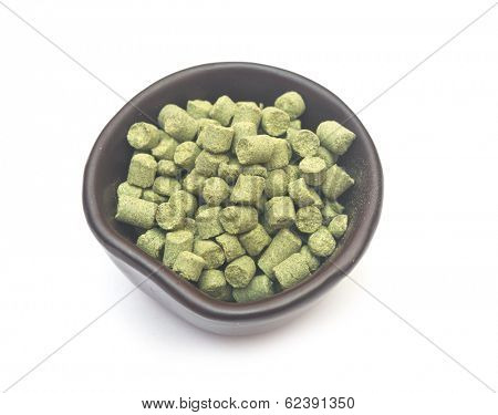 pellets of hops