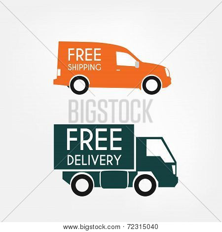 Delivery trucks
