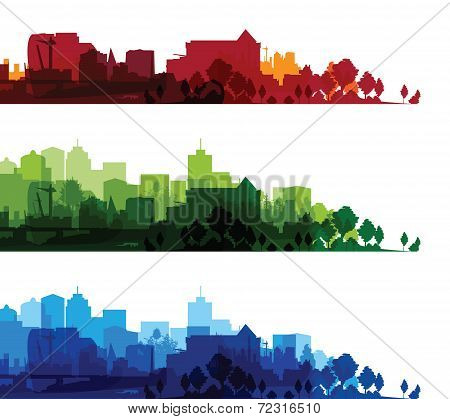 over print cityscapes