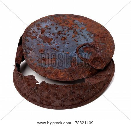 Old Rusty Tin Can