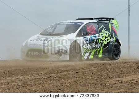 Austin Cindric Rally Driver At The Red Bull Grc Global Ralleycross
