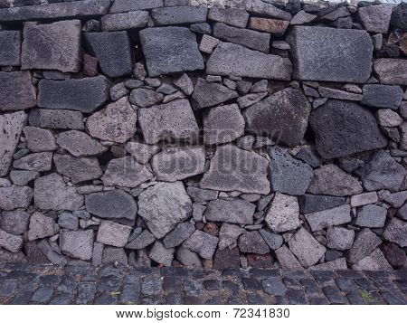 Rocks In Wall