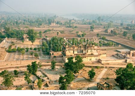 Orcha's Palace i Indien.