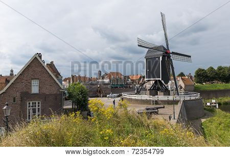 City Of Heusden With Mill