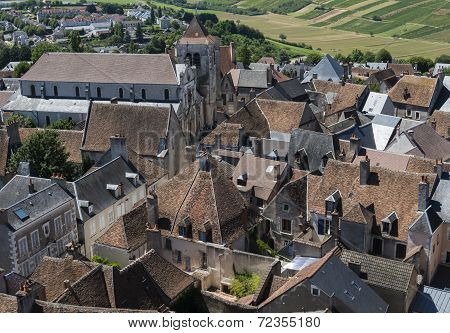 City Of Sancerre with Church