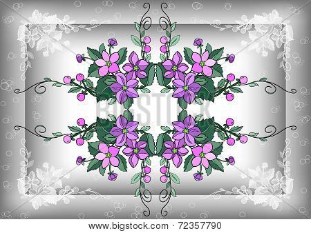 Abstract Floral Background