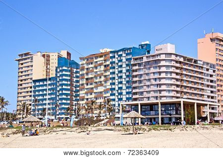 Residential Complexes On Golden Mile Beachfront In Durban