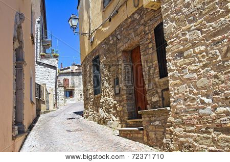 Alleyway. Guardia Perticara. Basilicata. Italy.