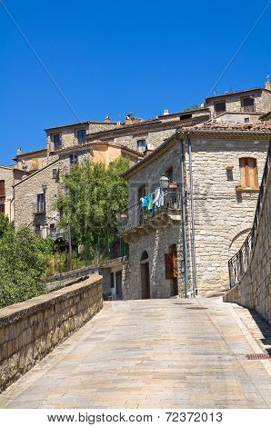 Alleyway. Guardia Perticara. Basilicata. Italy.