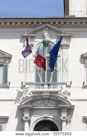 Rome, The Quirinal Palace, The Official Residence Of The Presidents Of The Italian Republic