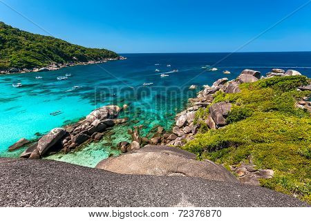 Gulf And Boats, Turquoise Water, Sea