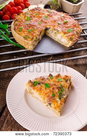 French Quiche Vegetarian