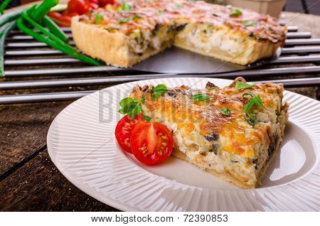 French Quiche Vegetarian