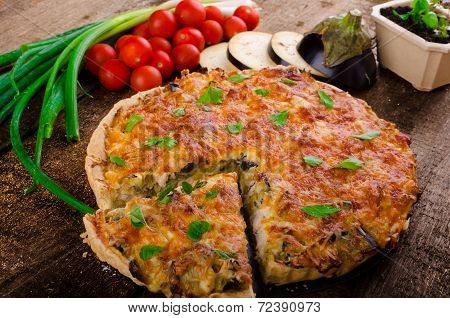 French Quiche Vegetarian