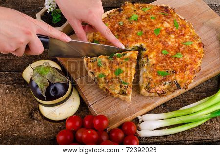 French Quiche Vegetarian