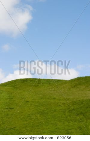 Gras en hemel