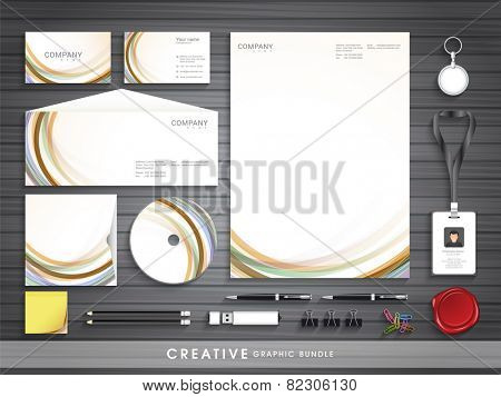 Professional corporate identity set for your business includes CD Cover, Business Card, Envelope, ID Card and Letterhead.