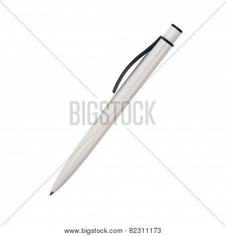 White Isolated Pen