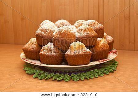 Fruitcakes na talíři