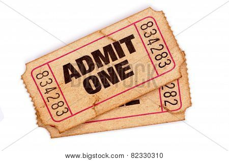 Stained And Damaged Admission Tickets