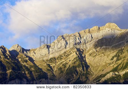 Sunrise in, Partacua Mountains, Tena Valley, Pyrenees, Huesca, Aragon, Spain