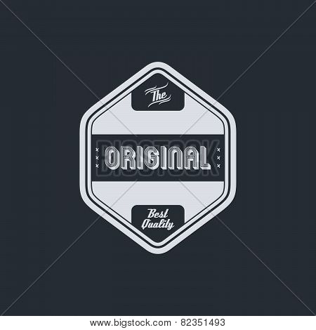 original badge label
