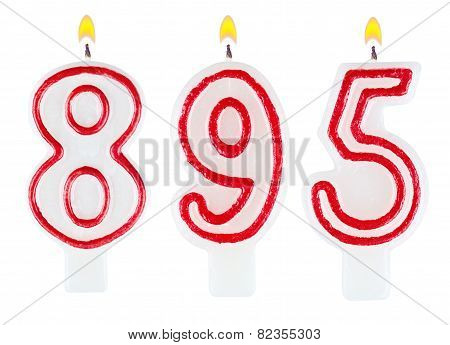 Candles Number Eight Hundred Ninety-five