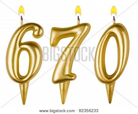 Candles Number Six Hundred Seventy