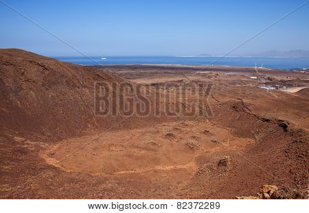 Fuerteventura, Canary Islands, Caldera Of Bayuyo Volcano