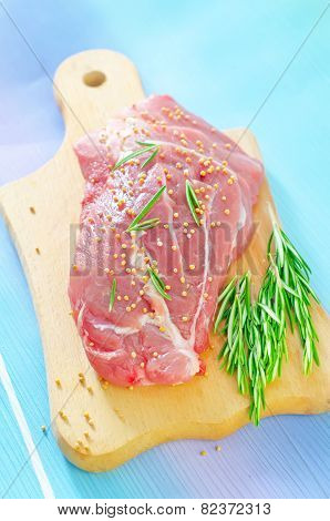 raw meat