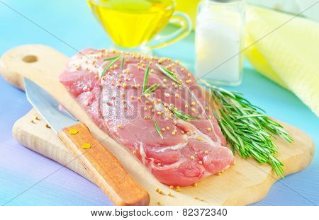 raw meat
